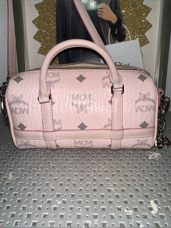 MCM Handbags - MCM  Visetos Delmy Boston Bag